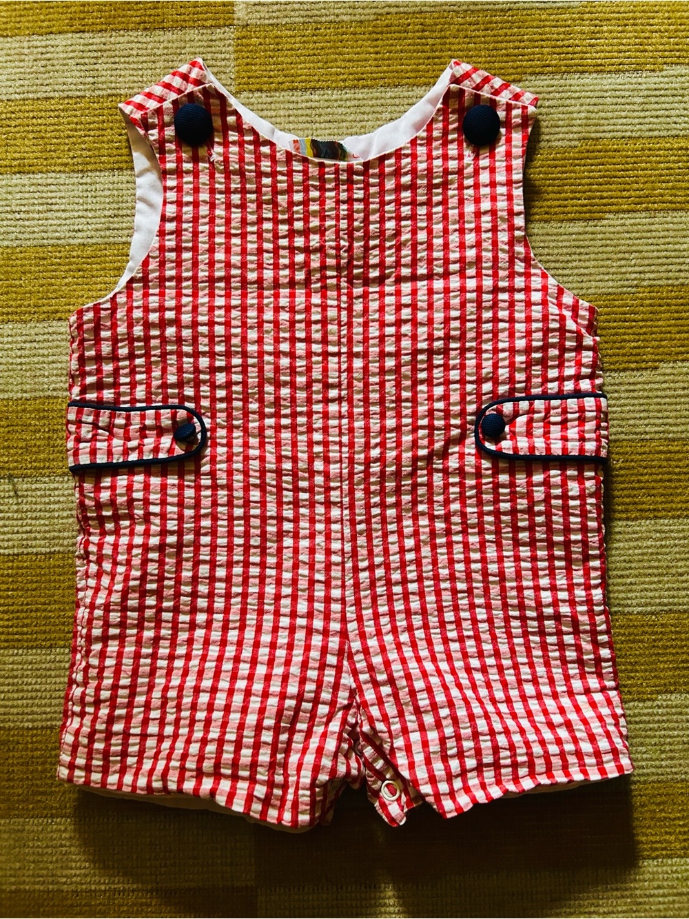 Baby Boy 3-6M onesies seersucker stripe sailor lot of 5